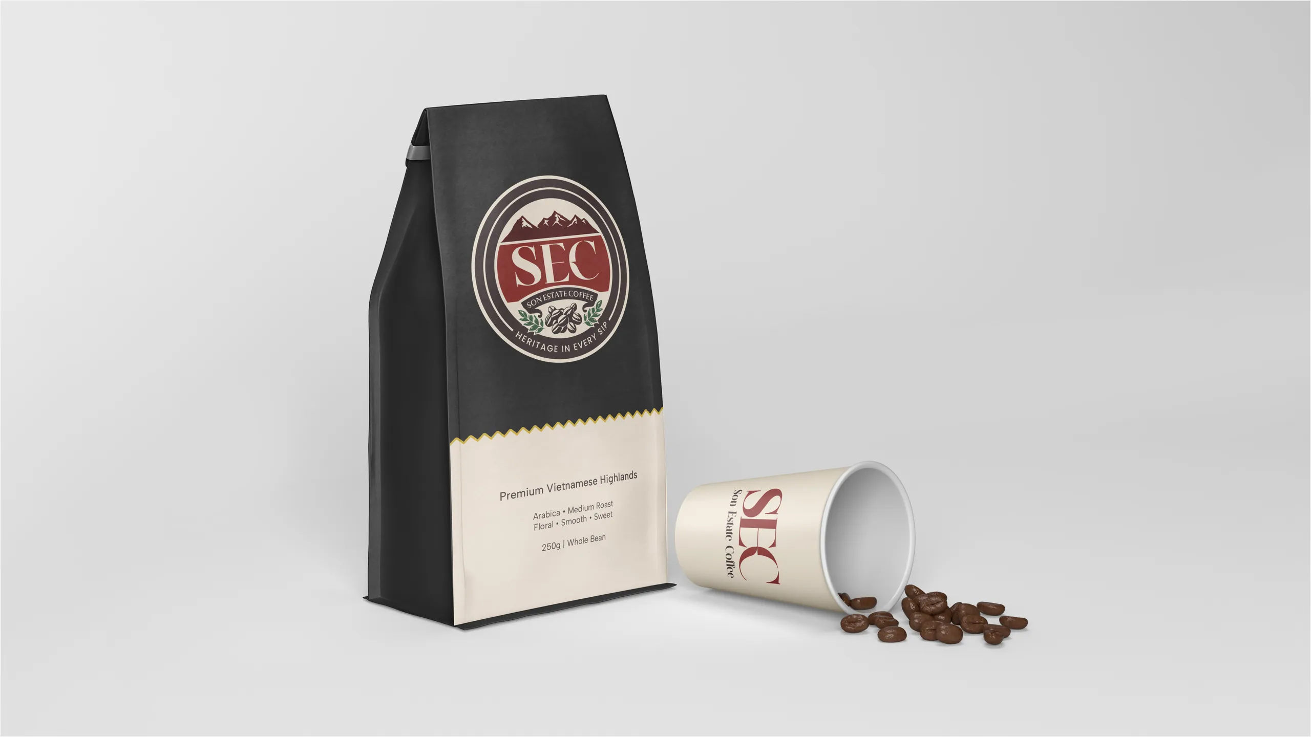 Son Estate Coffee brand identity 2